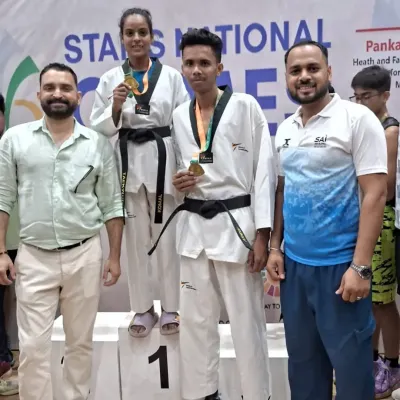 Our students standing proud on the podium at the Stairs National Games. We train our athletes to compete and win at the highest levels.