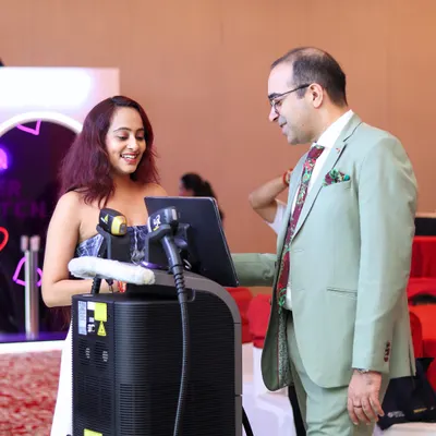 At our SKINflicks 2025 event, we had the opportunity to demonstrate some of the latest technology in skincare. It's always rewarding to engage with attendees and share our passion for skin science in a hands-on way.