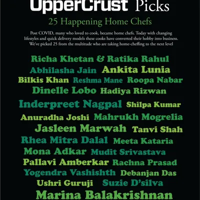 Drum roll! I was named one of the most happening home chefs by Uppercrust Magazine. It's such an honour to be recognized for the work I do and the love I pour into my food.
