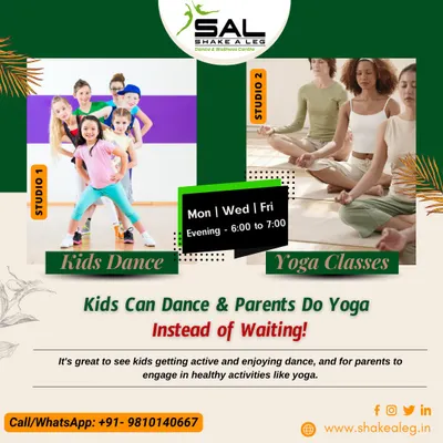 Why wait around while your kids are in class? At our studio, kids can enjoy their dance session while parents take a relaxing and rejuvenating yoga class at the same time. It's a win-win for the whole family.