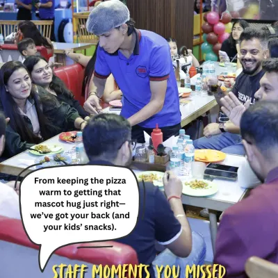 Staff Moments You Missed: While you're enjoying the party, my team is working behind the scenes to make sure everything is perfect.