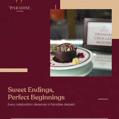 Sweet endings, perfect beginnings. Our decadent Denmark Chocolate Mousse is a rich and elegant dessert, beautifully plated to be a memorable final course.