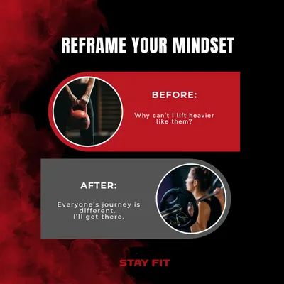 It's easy to compare yourself to others. Instead of thinking, "Why can't I lift heavier?", I teach you to reframe it to, "Everyone's journey is different. I'll get there." This shift in mindset is crucial for long-term progress.