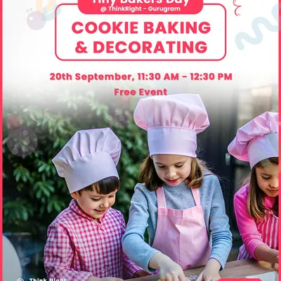 Let's get baking! This free Cookie Baking & Decorating workshop at ThinkRight is perfect for tiny bakers aged 2-7. I find these amazing opportunities for kids to learn basic cooking skills and have delicious fun.