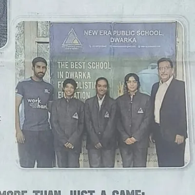 A proud feature in the Times of India celebrating our U19 girls' team winning a silver medal at the CBSE Nationals.