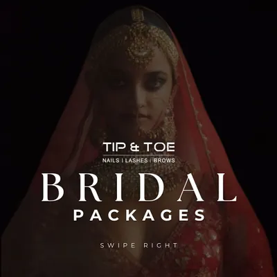 Brides, it's time to perfect every detail for your big day. My exclusive bridal packages for nails, lashes, and brows will leave you looking flawless and feeling confident.