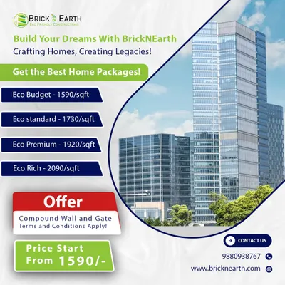 I offer several home construction packages to fit different budgets, starting from my Eco-Budget at 1590/sqft to the Eco-Rich at 2090/sqft. Each package uses quality materials and transparent pricing.
