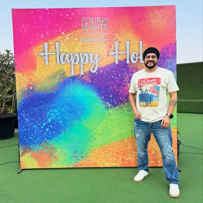 Happy Holi! Ready to kick off a massive color-filled party at Four Points by Sheraton.