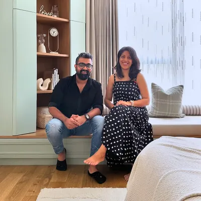 A new year and a new chapter for us at Studio Ipsa. We are always looking forward, excited to design more fantastic spaces and share more of our passion with the world. This is us, Sonal and Aniketh, in a recently completed home.