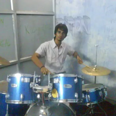 This is a memory from 2007 when I started Daksh The Band. This was our brand new drum set, and it marked the beginning of our journey into live shows.
