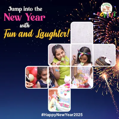 Jump into the New Year with fun and laughter! We love celebrating new beginnings with cake, lollipops, and lots of play, making memories that will last all year long.