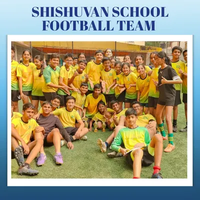The Shishuvan School football team, a group of talented and dedicated young athletes. We are proud to manage and train these players, guiding them to success in various tournaments.