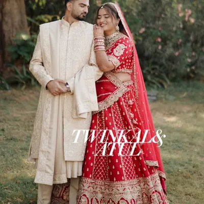 A classic and elegant couple portrait. We posed this couple in a beautiful garden setting, capturing a quiet moment of togetherness.