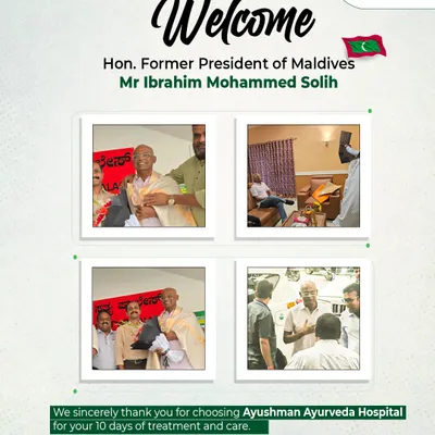 The trust placed in us by international dignitaries, like the Hon. Former President of Maldives, underscores our reputation as a leading institution for authentic Ayurvedic treatment and holistic wellness.