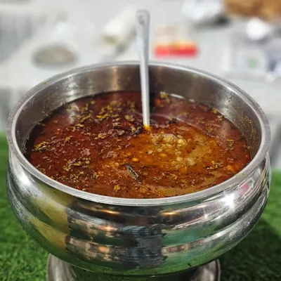 A glimpse of a rich and flavorful vegetable curry, slow-cooked with aromatic spices. This is a staple of my North Indian main course menu, always a favorite at weddings and family functions.