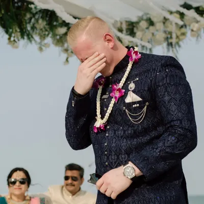 His eyes said it all. In that one moment, as she walked towards him, a lifetime of waiting spilled over. These are the unscripted, unfiltered seconds of pure emotion that I live to capture during a wedding ceremony.