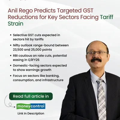 In this Moneycontrol feature, our Founder, Anil Rego, predicts targeted GST reductions for key sectors under strain from tariffs. His analysis highlights our focus on domestic-facing sectors like banking and infrastructure for earnings growth.