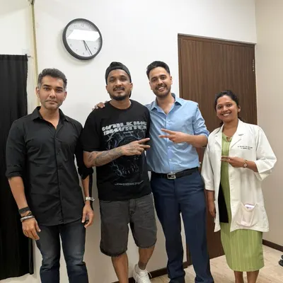 The whole team was thrilled to welcome the rapper DIVINE to our clinic. It takes a coordinated effort to provide a seamless and comfortable experience for every patient, and I am proud of the team I work with.