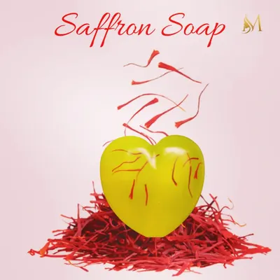 My Saffron Soap, made with real saffron strands, is perfect for achieving a brighter, glowing complexion. It's a beautiful, gentle bar that brings a little bit of luxury to your daily cleansing routine.