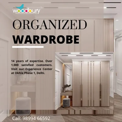 An organized wardrobe leads to a stress-free life. I design modern and stylish wardrobes to keep everything beautifully in its place.