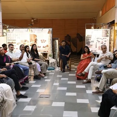 Our partner, Sanjay Bhardwaj, participating in a panel discussion at the Indian Institute of Art & Design (IIAD). The topic was "Is reductive design the future?", exploring how simplicity and restraint are shaping contemporary design.