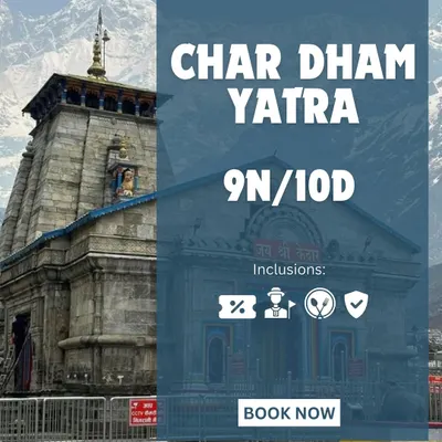 Our 9-night, 10-day Char Dham Yatra package is designed for a complete spiritual experience. We handle everything from transport to stays, so you can focus on your devotion.