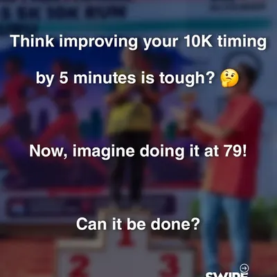 Think improving your 10K time by 5 minutes is tough? Imagine doing it at 79. My runner Anuradha Dighe is proof that it is never too late to push harder and dream bigger.