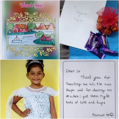 It means the world to me to receive heartfelt appreciation like this from my students. Thank you, Pranavi!