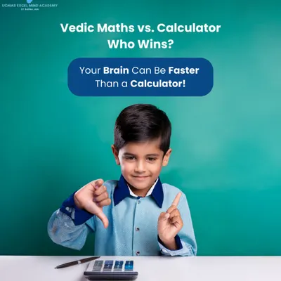 Vedic Maths vs. Calculator: who wins? We teach your child how their brain can be faster and more powerful than any electronic device.
