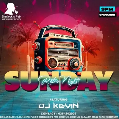 Get ready to rewind. My Sunday Retro Night with DJ Kevin is all about those classic beats that make you want to groove all night long.