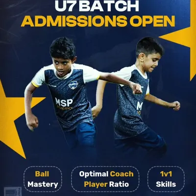 Admissions are open for our U7 batch in Bandra. We focus on ball mastery and 1v1 skills with an optimal coach-to-player ratio.