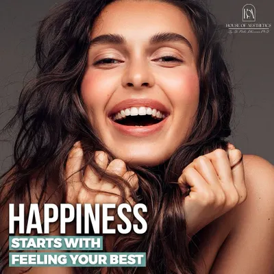 True happiness starts with feeling your best, inside and out. Chronic stress and anxiety can directly impact your skin's health. My approach integrates mental wellness as a foundation for overall vitality and radiance.