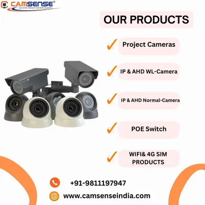 I stock a wide range of products to meet any security requirement. This includes various project cameras, IP and AHD models, POE switches, and WiFi or 4G SIM-based products.