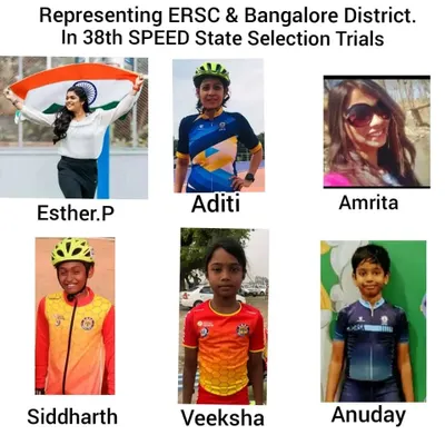 Announcing our skaters representing Team ERSC and the Bangalore District in the 38th SPEED State Selection Trials. So proud of Esther, Aditi, Amrita, Siddharth, Veeksha, and Anuday.