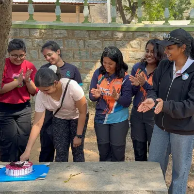 Celebrating Women's Day with a special trek and a cake cutting ceremony. We love creating events that celebrate diversity and unity in the great outdoors.