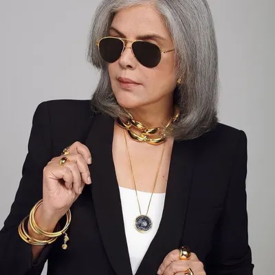 A timeless beauty. It was an honor to do the hair for the one and only Zeenat Aman for a jewelry campaign. Her grace and elegance are truly unmatched.