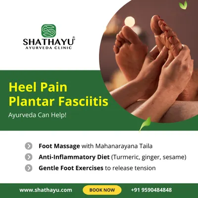 If you suffer from heel pain or Plantar Fasciitis, Ayurveda can help. I use a combination of foot massage with Mahanarayana Taila, an anti-inflammatory diet, and gentle foot exercises to release tension and promote healing.