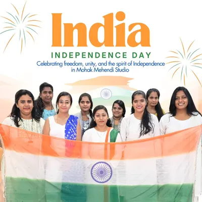 A proud moment celebrating Independence Day with our lovely students at the studio. We are grateful for the freedom we enjoy and the unity we share.