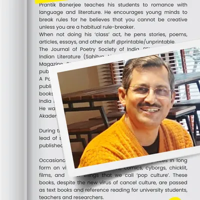 We congratulate Prantik Banerjee, who won the first prize of ₹50,000. An educator and seasoned writer, his powerful poem "Stand Alone" truly stood out.