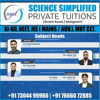 Meet the pillars of our institution. Our subject heads for Biology, Physics, Maths, and Chemistry bring over 20 years of individual experience to the classroom. This team is the driving force behind our "strong concepts, strong team, strong testing" philosophy, providing every student with expert guidance and personalized doubt-solving.