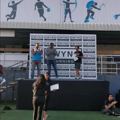 Our love for sports goes beyond the court. Here's a moment from a SWYNG fun run we organized, bringing the running community together.