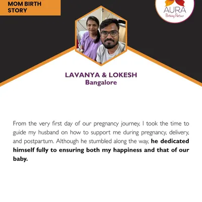 Lavanya and Lokesh's story begins with the foundation of partner support. Lavanya shares how she guided her husband to be her dedicated support system throughout pregnancy, delivery, and postpartum.