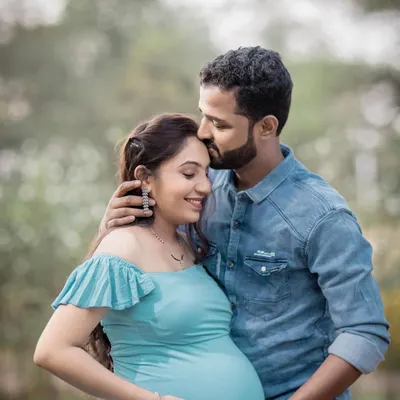 A close-up portrait capturing the quiet intimacy between partners. These are the moments that tell the story of your shared excitement and love.