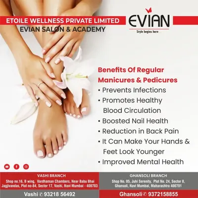 A regular manicure is more than just polish. It helps prevent infections, boosts nail health, and improves circulation. It's a key part of self-care that makes your hands and feet look and feel younger.