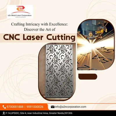 A glimpse of our CNC laser cutter in action, slicing through metal with sparks flying. This image represents the power and precision at the heart of our operations, enabling us to execute the most intricate designs flawlessly.