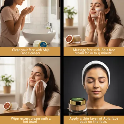 This guide shows how to use my Mini Facial Kit for an at-home facial: cleanse, massage with face cream, and apply the face pack.