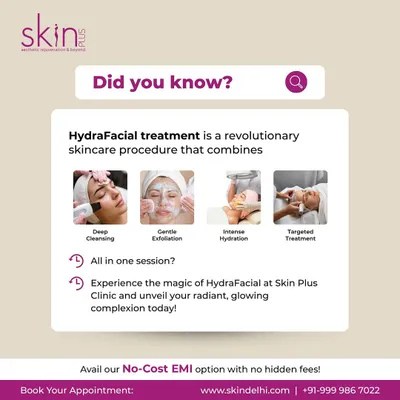 This graphic breaks down the revolutionary HydraFacial process. It's a multi-step treatment that combines deep cleansing, gentle exfoliation, and intense hydration to deliver a radiant complexion in just one session.