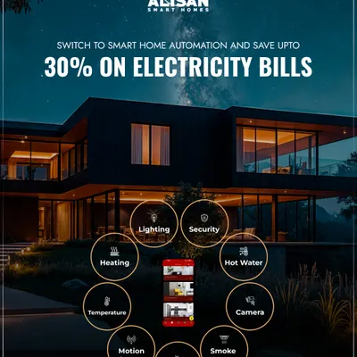 Did you know you can save up to 30% on electricity bills by switching to smart home automation? My systems optimize the use of lighting, heating, and other appliances to reduce energy waste.