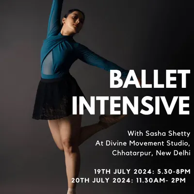 An announcement for our Ballet Intensive with the incredible Sasha Shetty. Ballet is the foundation for so many dance styles, and this intensive was a fantastic opportunity for Delhi dancers to train and refine their technique.