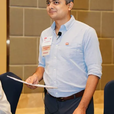 Speaking at a BNI Lucknow meeting. I believe that networking is not just about exchanging cards, but about building trust and creating new opportunities together.